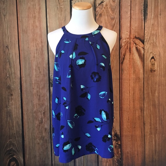 Kensie Tops - Kensie Sleeveless Blue Teal Blouse Size Large